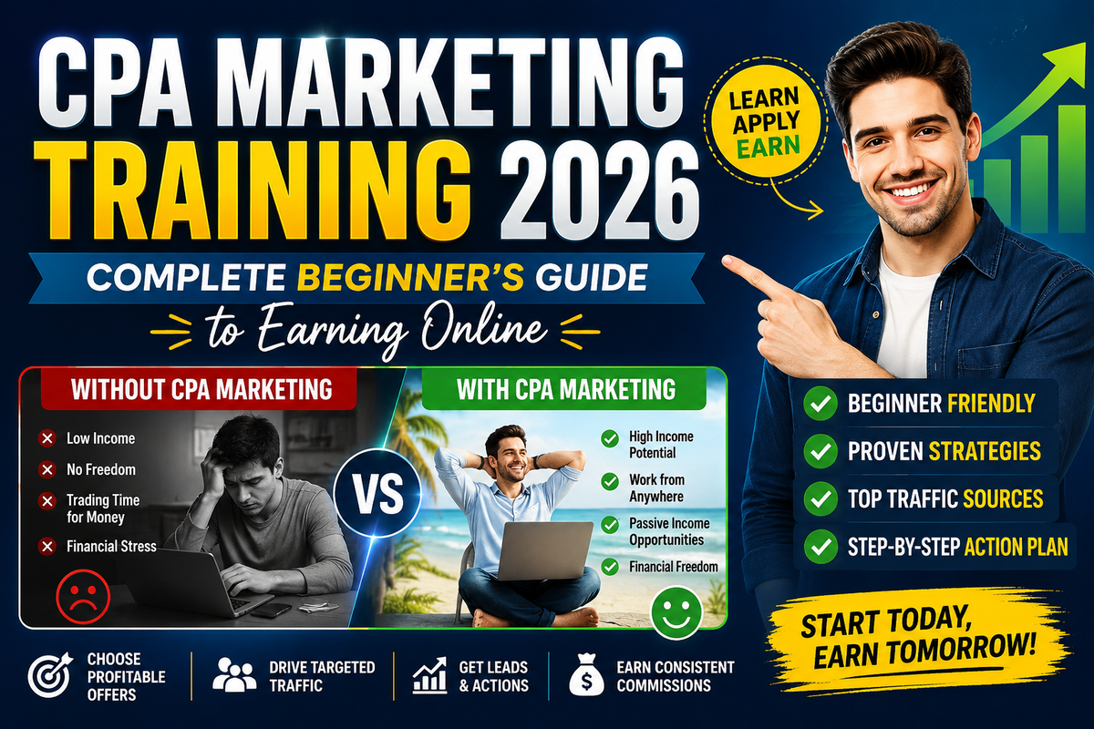CPA Marketing Training 2026 – Complete Beginner's Guide to Earning Online