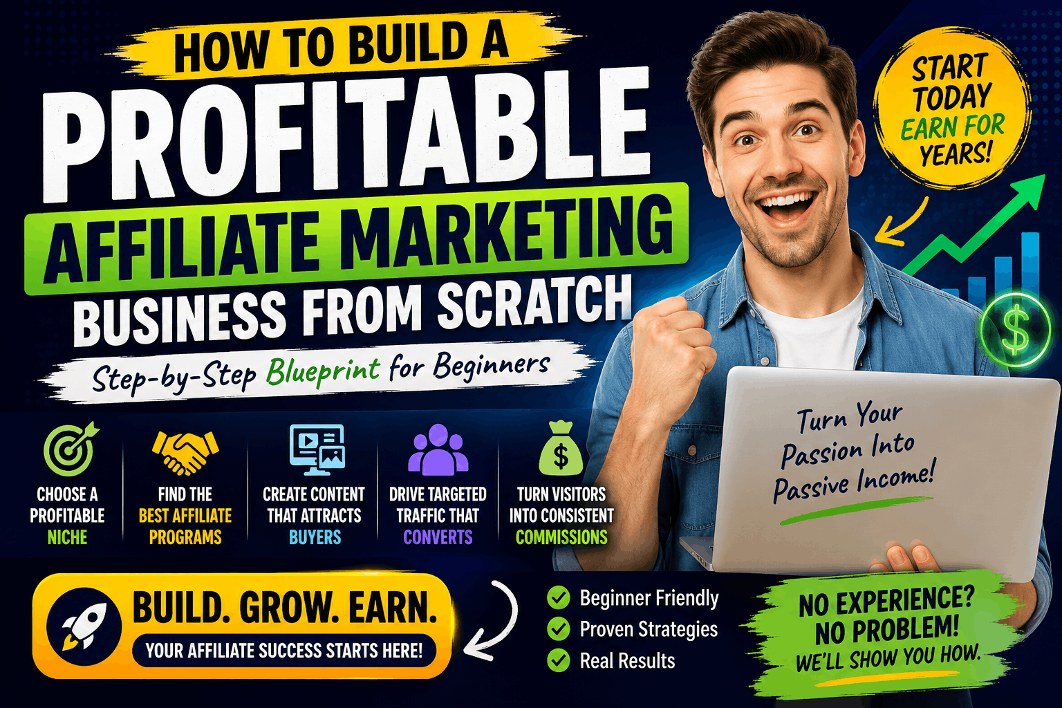 How to Build a Profitable Affiliate Marketing Business from Scratch (Complete Beginner's Guide)