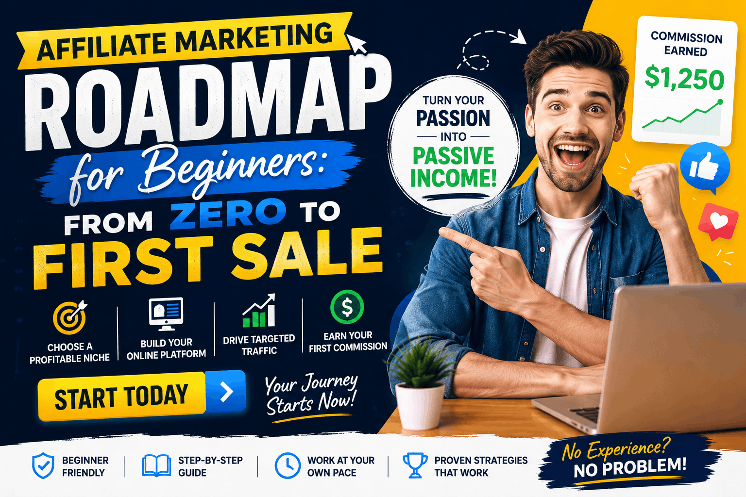Affiliate Marketing Roadmap for Beginners: From Zero to First Sale