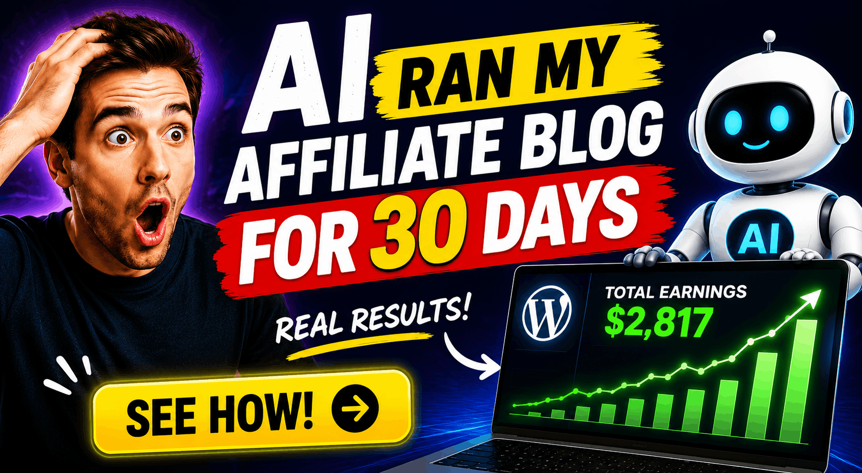 I Let AI Run My Affiliate Blog for 30 Days—Real AI Affiliate Blog Experiment Results and SEO Case Study