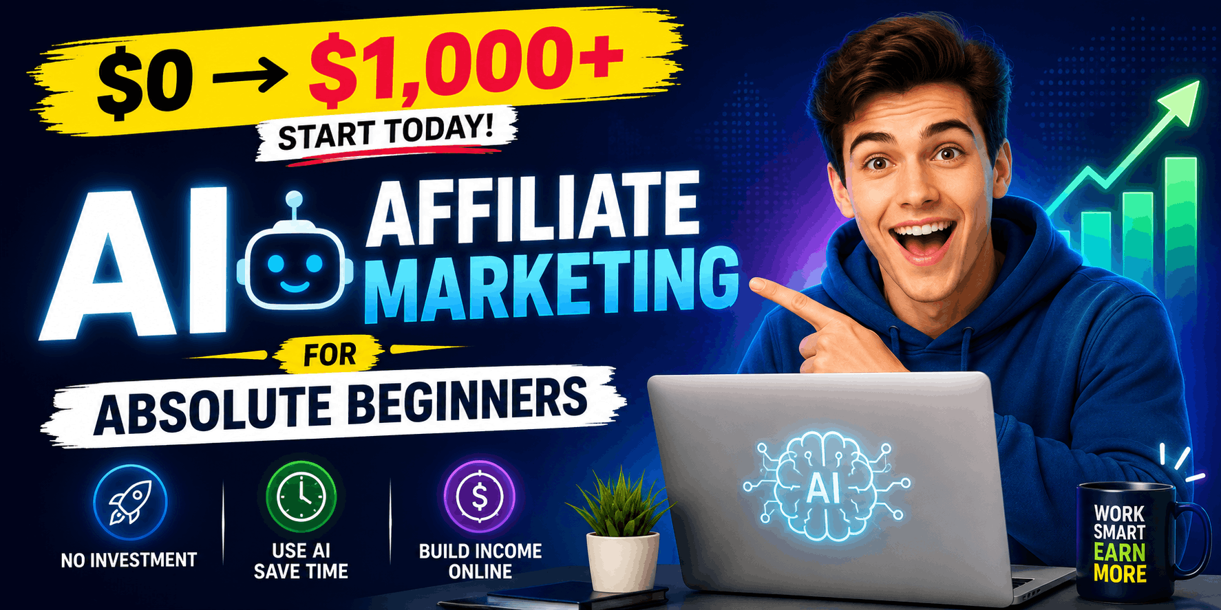 AI Affiliate Marketing for Absolute Beginners With $0 Budget" – Affiliate Income Stream — GLOBAL — Aslikannih