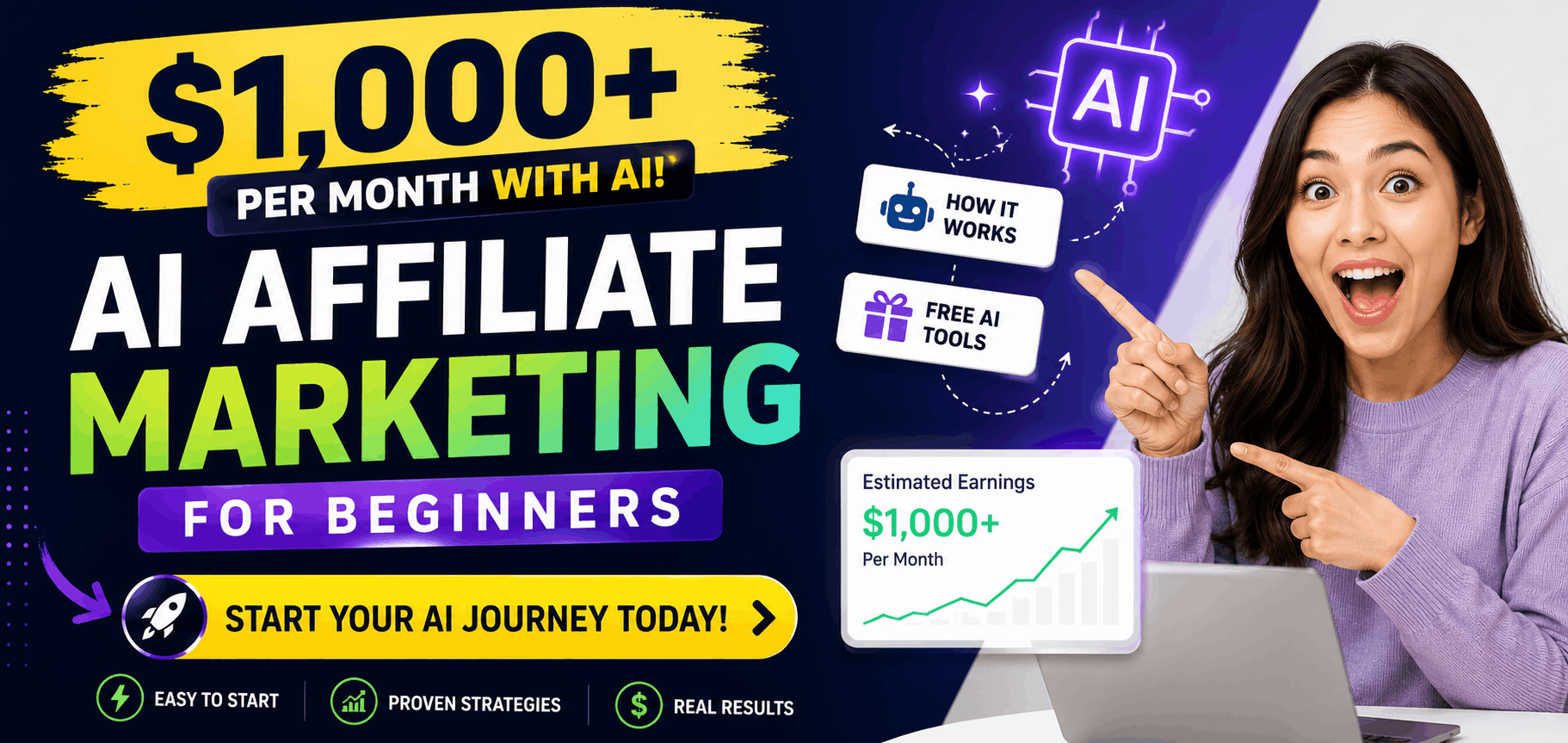 AI affiliate marketing for beginners using free AI tools and automation