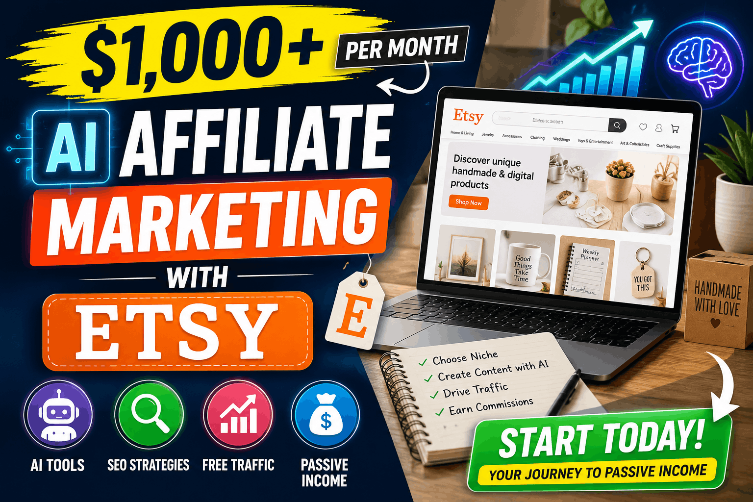 AI Affiliate Marketing with Etsy Complete Guide for Beginners in 2026