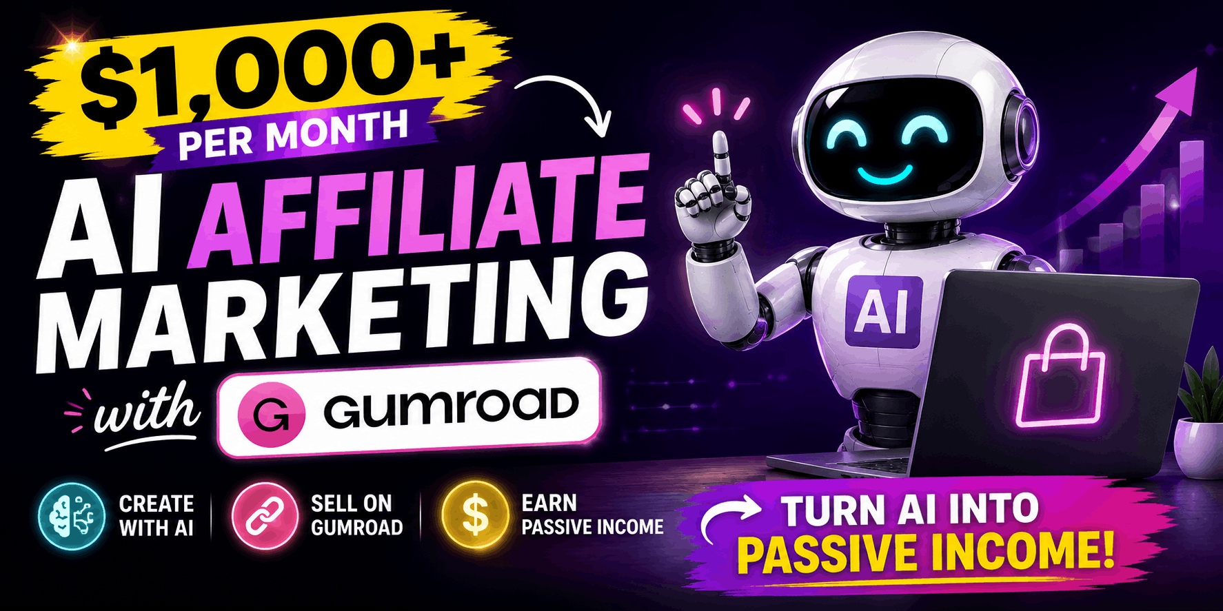 AI Affiliate Marketing with Gumroad: Turn AI Into Passive Income