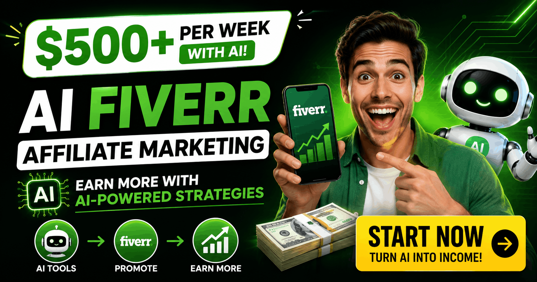 AI Fiverr Affiliate Marketing strategies for earning affiliate commissions