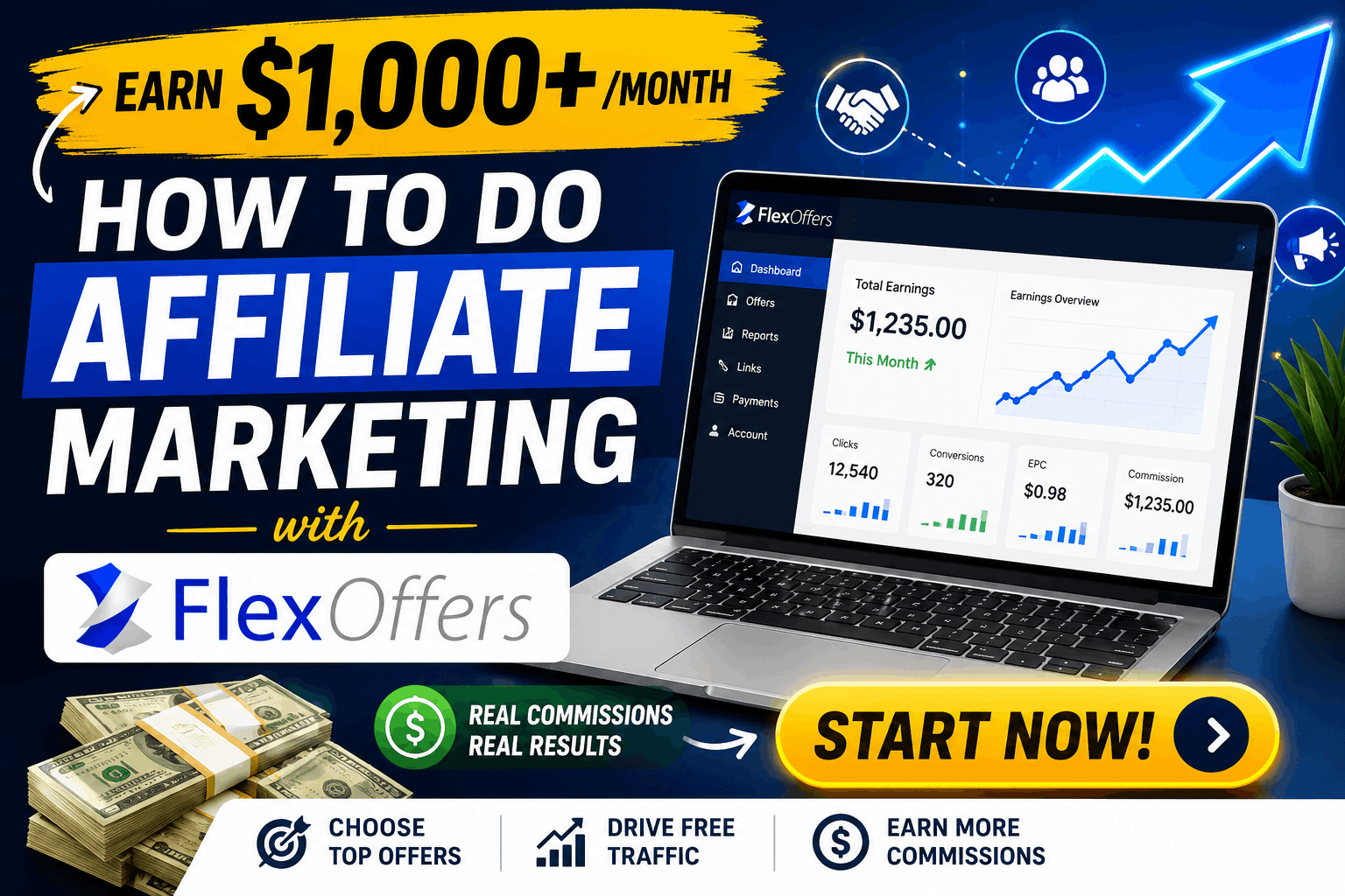 How to Do Affiliate Marketing with FlexOffers – Complete Beginner's Guide to Earn Affiliate Commissions in 2026
