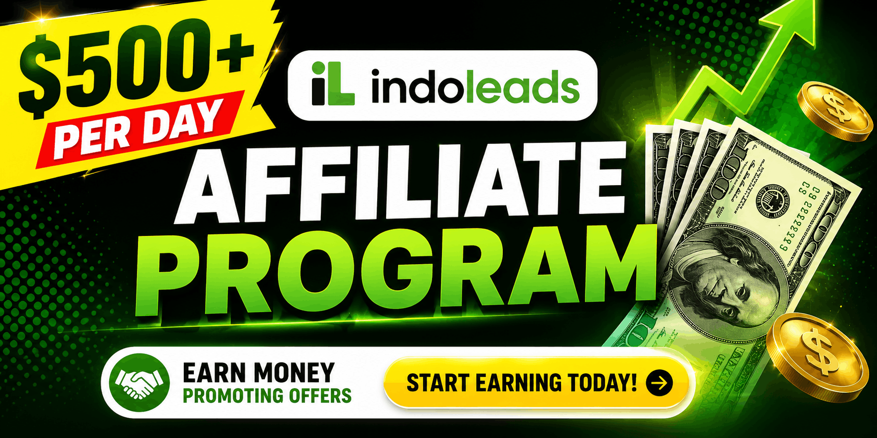 Indoleads Affiliate Program guide for earning money promoting affiliate offers