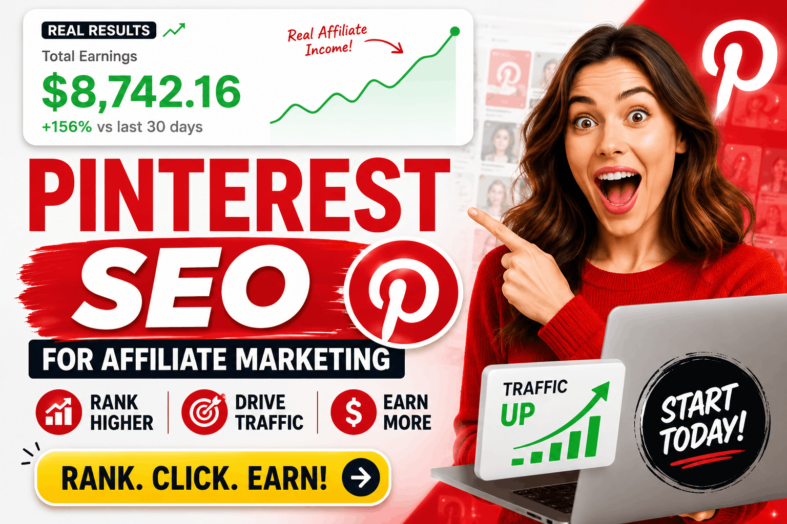 Pinterest SEO for affiliate marketing to rank Pins higher and drive traffic